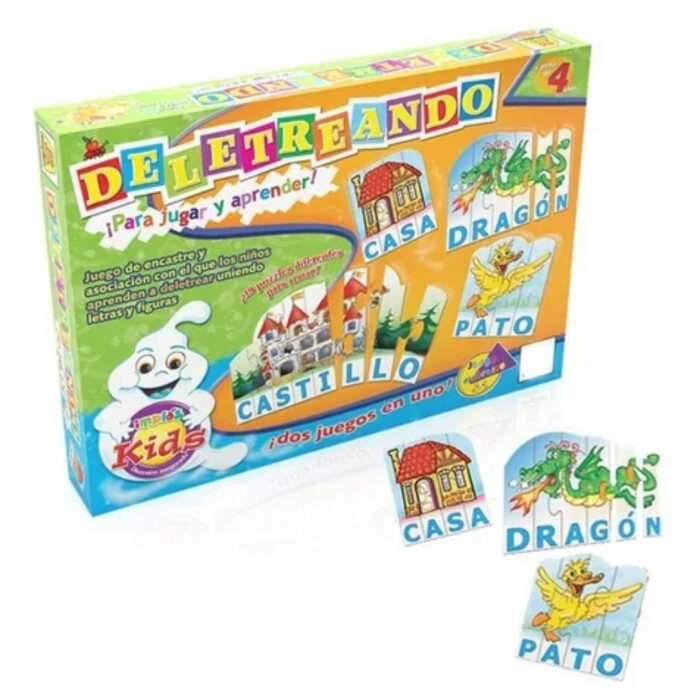 2 Deletreando-Juego de Encastre y Asociación