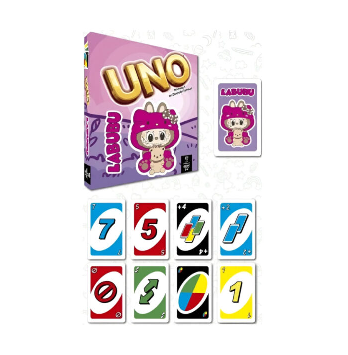 2 Cartas UNO Labubu