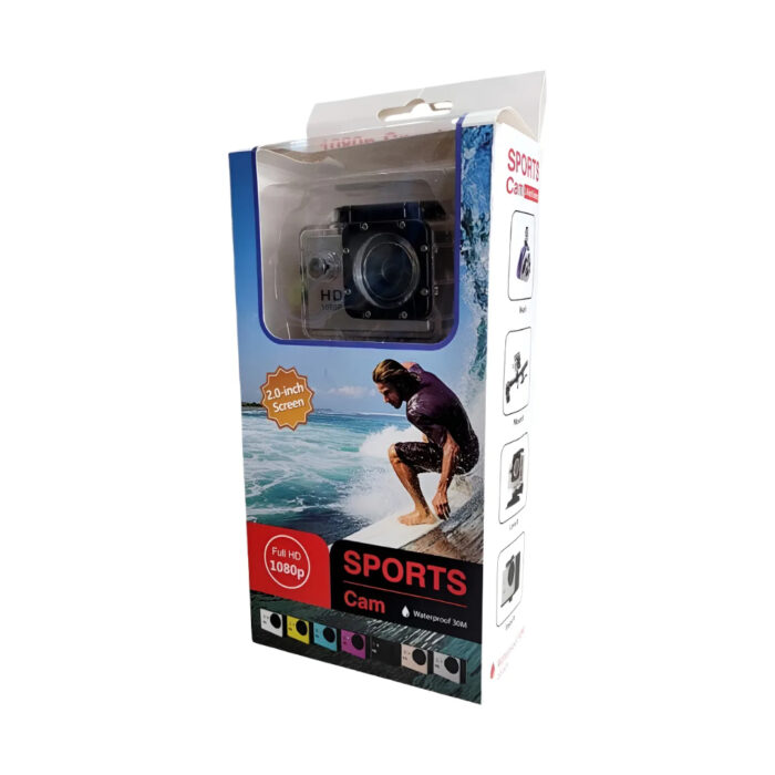 1 Cámara Sports Hd 1080p A Prueba De Agua
