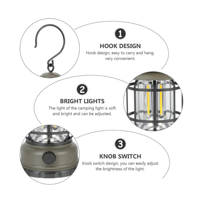 3 Farol LED Recargable